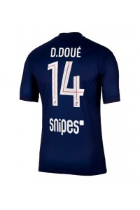 Paris Saint-Germain Desire Doue #14 Voetbaltruitje Thuis tenue 2025-26 Korte Mouw